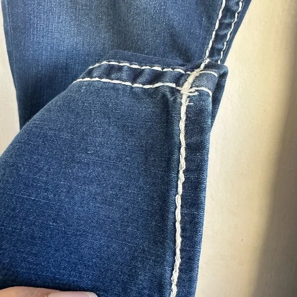 True Religion Women's Blue Denim Curvy Skinny Stretchy Jeans Size 27 - Picture 7 of 12